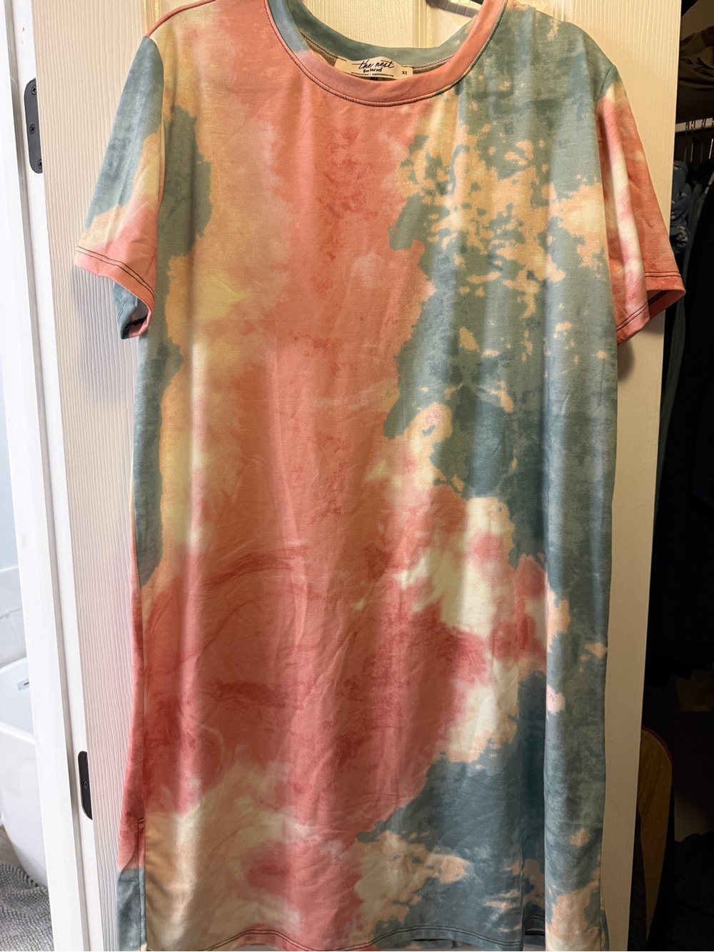 The Nest On The Daily Oversized Slit Tee Dress